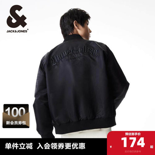 男士棒球服杰克琼斯秋季