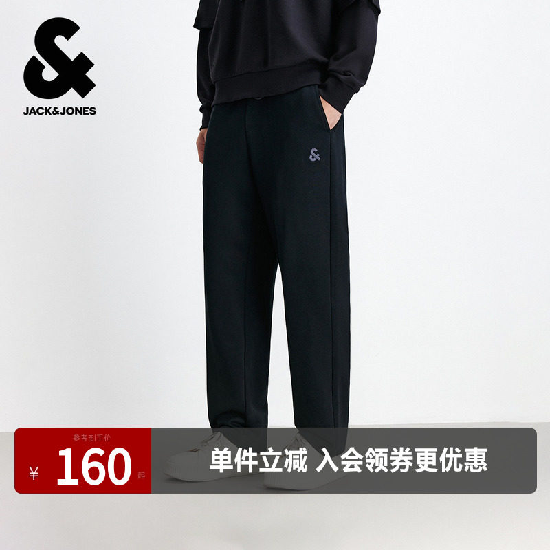杰克琼斯毛圈内里直筒长裤卫裤