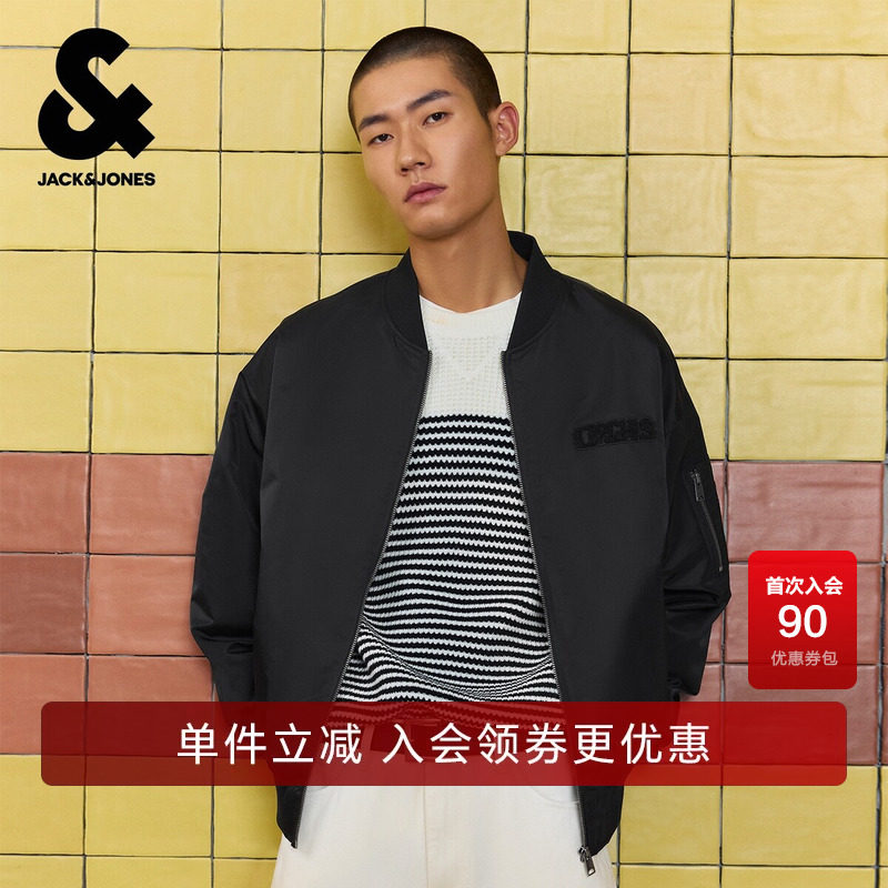 男士棒球服杰克琼斯秋季