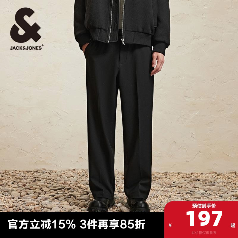 休闲裤纯色杰克琼斯舒适