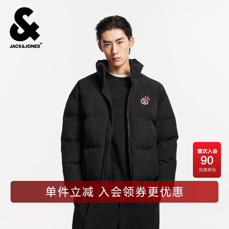 杰克琼斯立体印花棉服