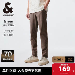 杰克琼斯outlets春季新款男士宽松休闲基本款休闲裤子长裤男装