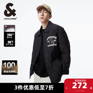 轻薄羽绒服男夹克外套短2024年冬季 衬衫 杰克琼斯男士 男装 精选