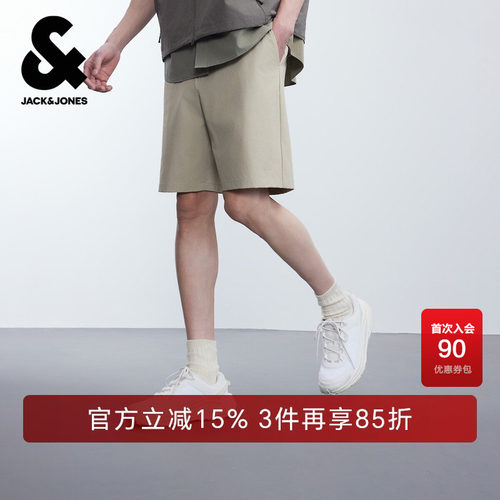 oversize版型，松紧按扣腰头，立体logo胶印