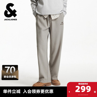 裤 杰克琼斯男装 宽松直筒长裤 休闲2025年新款 子 BSQ联名秋季