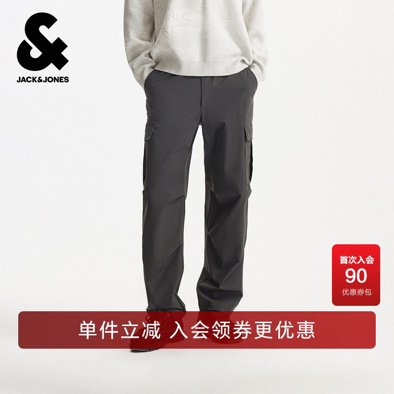 型刺绣设计工装口袋百搭休闲裤
