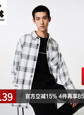 杰克琼斯商务休闲春季格子衬衫