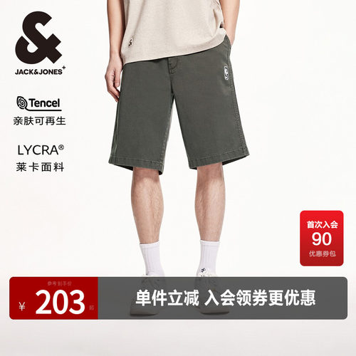 略宽松版型；松紧弹力纽扣腰头；YKK拉链