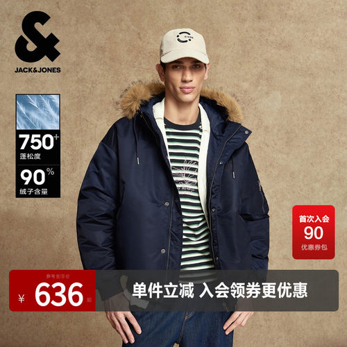 宽松版型；抽绳连帽；可拆卸环保皮草毛领