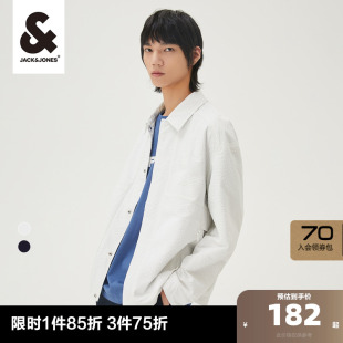 夹克 男装 外套春季 饰潮宽松个性 新胸前logo刺绣装 杰克琼斯男装
