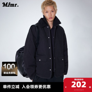 棉服男女同款 休闲风穿搭舒适百搭棉衣时尚 新款 MLMR奥特莱斯春秋季
