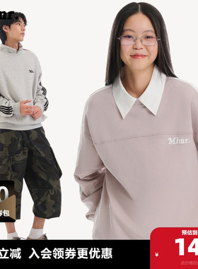 杰克琼斯奥特莱斯MLMR秋季上衣杠条圆领字母刺绣卫衣男女同款男装