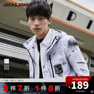 jackjones杰克琼斯短款夹克户外