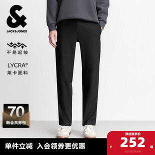 日常百搭字母刺绣长裤 时尚 秋冬加绒休闲裤 杰克琼斯奥特莱斯男装