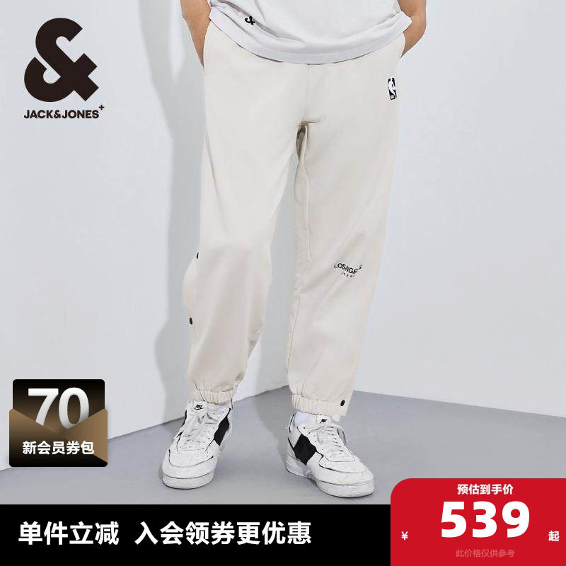 杰克琼斯outlets春男士NBA联名裤子湖人队纯棉针织运动裤卫裤男装,男装,休闲裤,淘宝优惠券,粉丝福利购,淘宝优惠卷