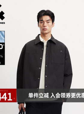 【肌理羽绒服】杰克琼斯颜值轻羽衬衫男冬季短款轻薄夹克外套男装