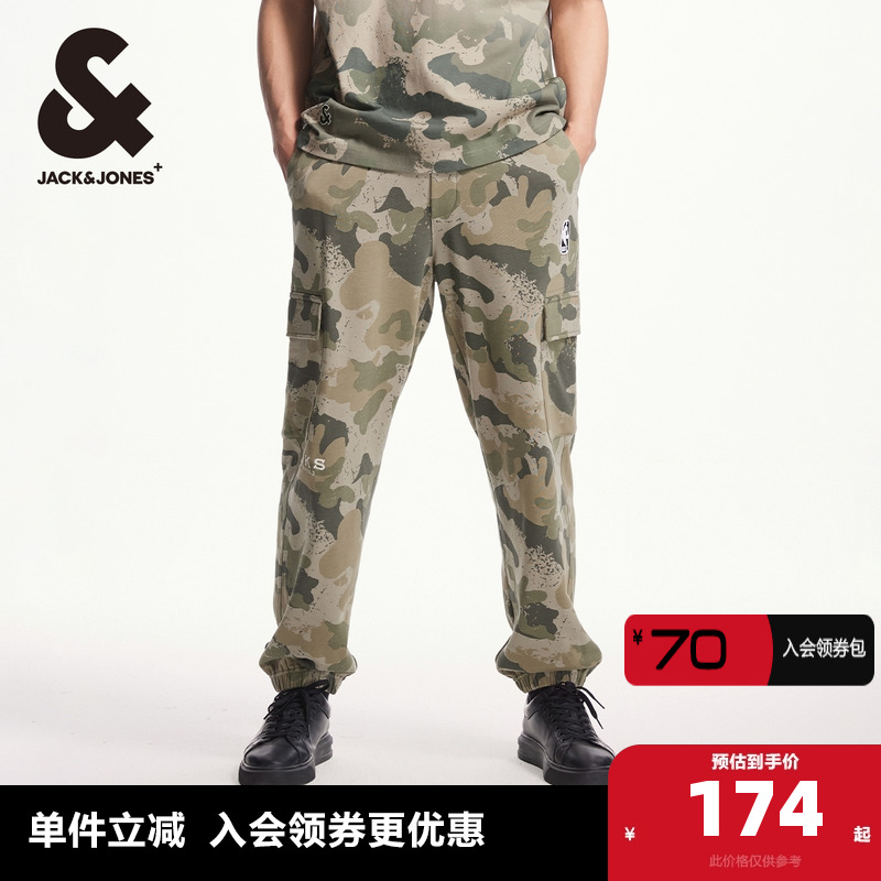 杰克琼斯长裤纯棉休闲裤