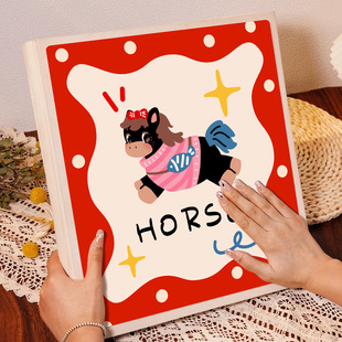 插页相册本情侣恋爱纪念册大容量5寸6寸拍立得照片书收纳相簿影集