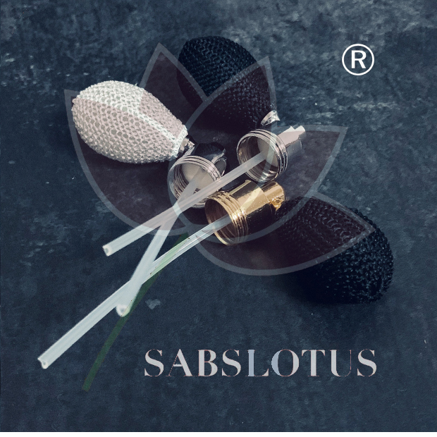 SABSLOTUS | 13口气囊水喷头 金属螺纹口 复古香水瓶配件 3色入