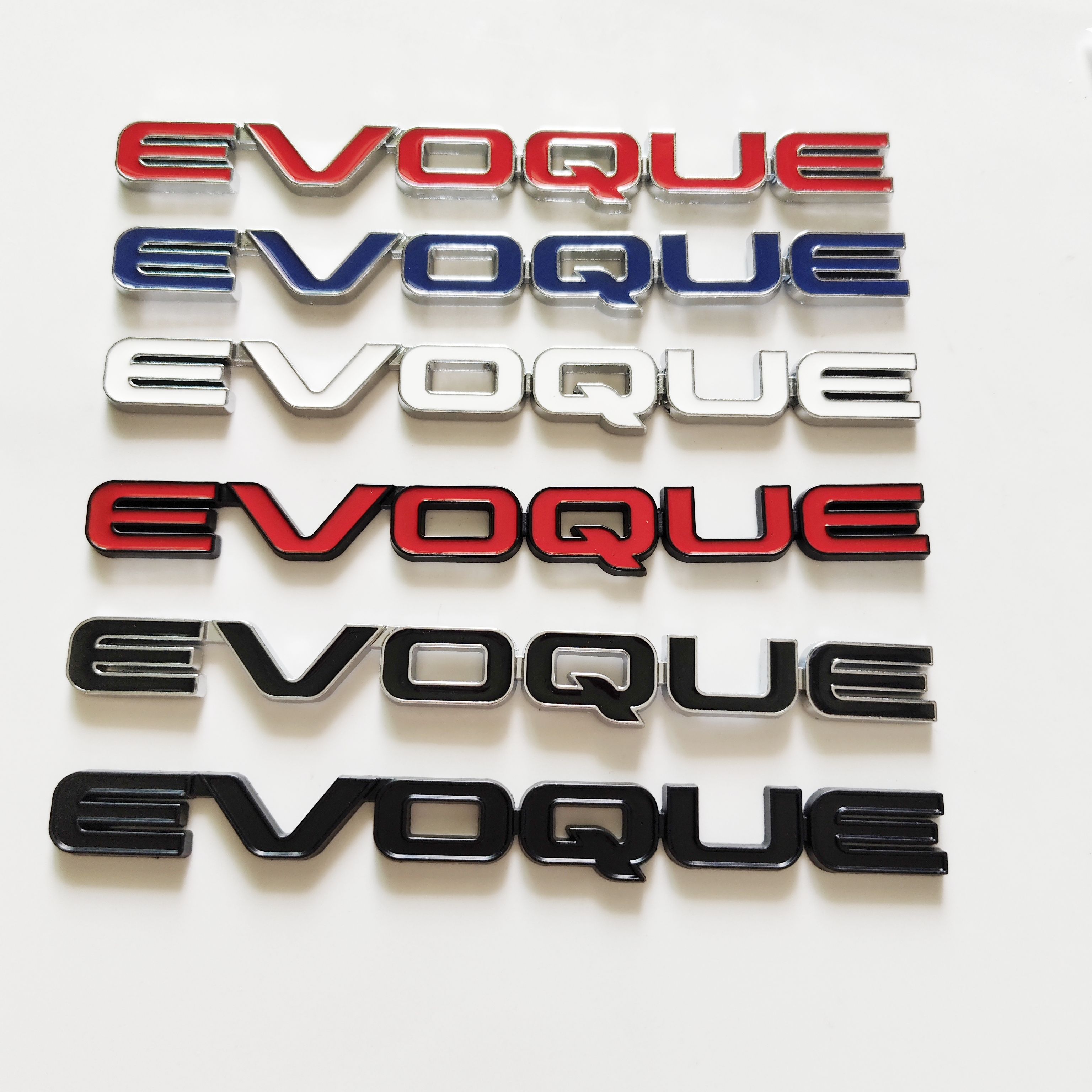 适用于奇瑞路虎揽胜极光EVOQUE陆风X7改装亡灵标后尾标极光车标贴