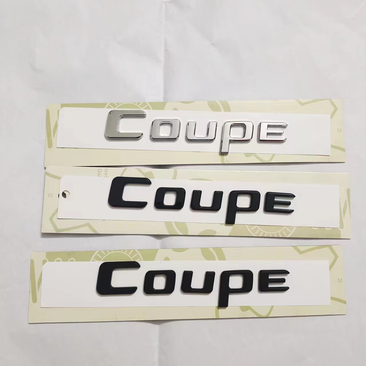 适用于奔驰轿跑Coupe尾标E级C级CLA GLC GLE CLS英文车标酷派标志