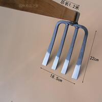 九佐吉全鋼四齒耙 1.2米長柄耙子 鋤頭農(nóng)具 開墾鋤 園林園藝工具
