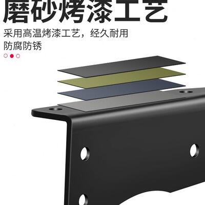 三角支架加厚l型置物架墙上托架固定铁直角承重墙壁支撑架三脚架