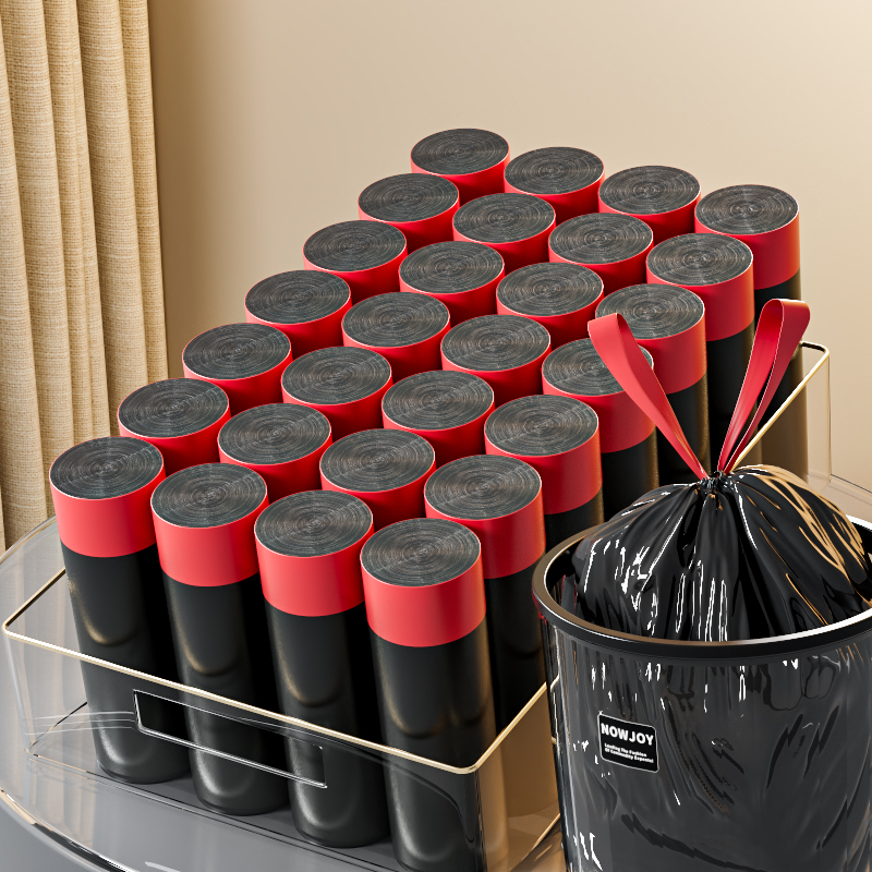 超大加厚一次性垃圾塑料袋束口式