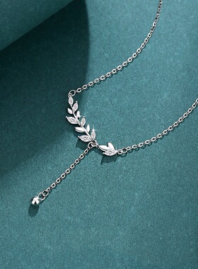 S999足银穗穗平安纯银爆款项链女