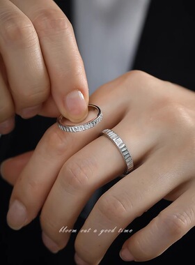 足银999归素枯木逢春戒指小众纹