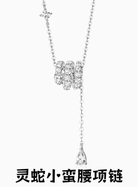 灵蛇小蛮腰S925纯银项链精致小众