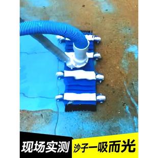 泳池吸污机游泳池手动吸污泵水下吸尘器水底池底清洁设备景观水池