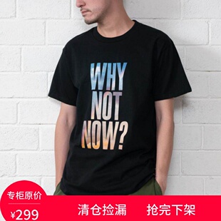 lib香港潮牌 WHY NOT T恤 NOW彩印花短袖 adlib清仓店