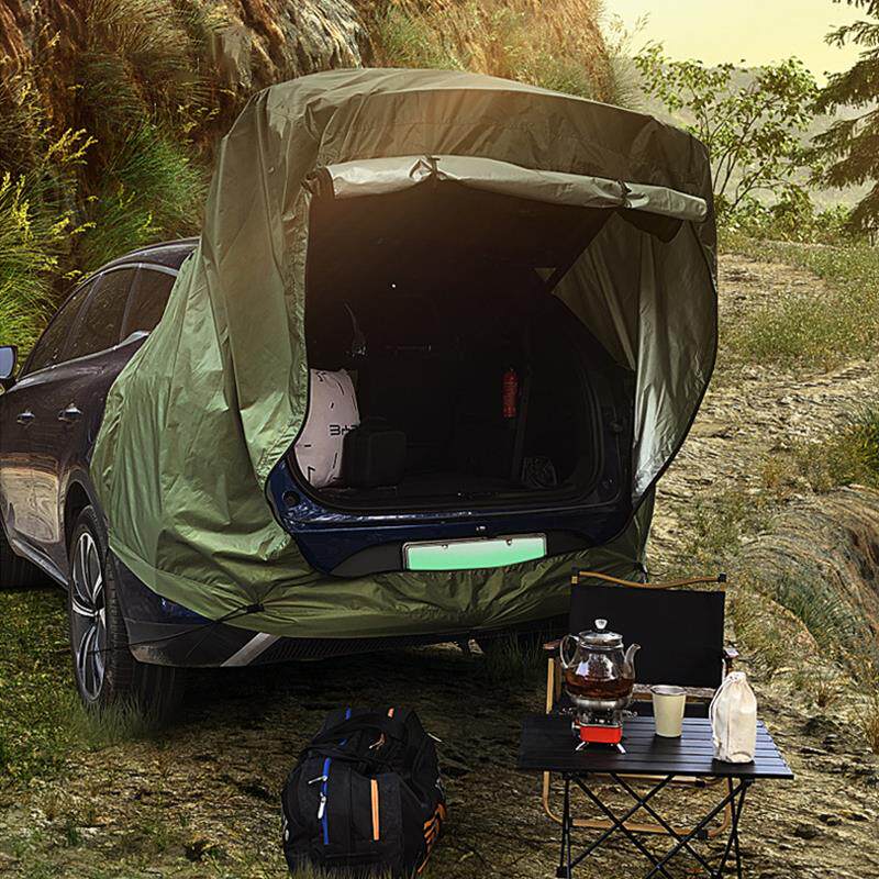 探野者户外旅游露营SUV自驾游车尾后备箱车载车顶帐篷简易房车