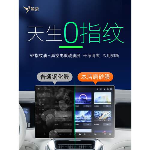 适用于腾势N8L屏幕钢化膜中控贴膜汽车内饰用品配件改装车上车载