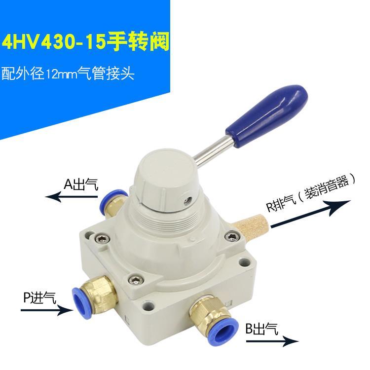 气动开关HV02手转阀0气缸控制器换向阀气阀手板阀门小型04手动阀