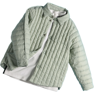 雅鹿儿童羽绒服轻薄款男童女童宝宝超轻便短款2025新款洋气冬外套