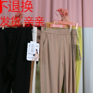 休閑褲 能豆子家童裝 7.22寶媽款 米黑卡其綠灰色凈版 2920