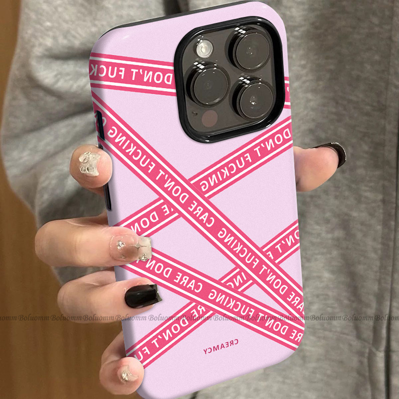 菲林适用于苹果17promax手机壳封条英文iphone12/13套硅胶14max全包防摔xs可爱日韩15plus网红新款女air潮牌6