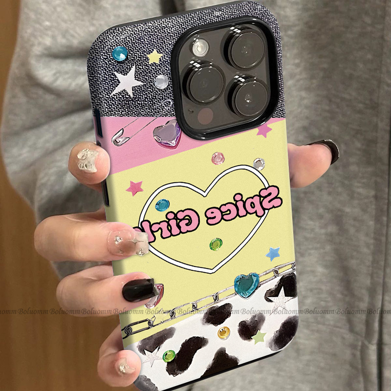 菲林适用于苹果17promax手机壳彩色爱心iphone12/13套硅胶14max全包防摔xs复古日韩15plus网红新款女air潮牌6