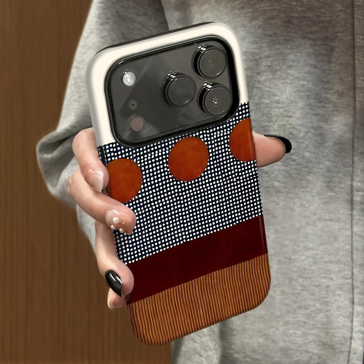 板栗格子菲林适用于苹果17promax手机壳iphone12/13套硅胶14max全包防摔xs小众韩系15plus网红新款女air潮牌6