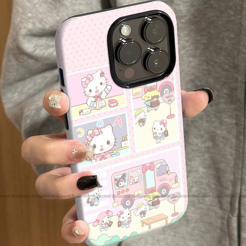 菲林适用于苹果17promax手机壳三丽鸥iphone12/13套硅胶14max全包防摔xs卡通日韩15plus网红新款女air潮牌6