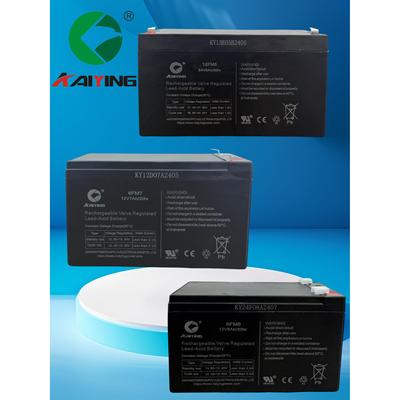 凯鹰蓄电池24V5Ah电动卷闸12FM5卷帘门12V7AH8消防控制柜12A14A38