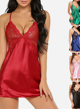 Saiz XL plus size untuk gadis gemuk 100kg gaun tidur longgar