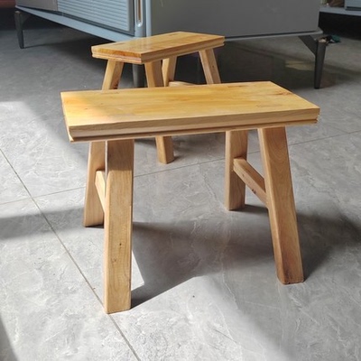 胖东野来柏木小凳子免安装家用小板凳矮凳板凳加厚凳子成人凳耐用