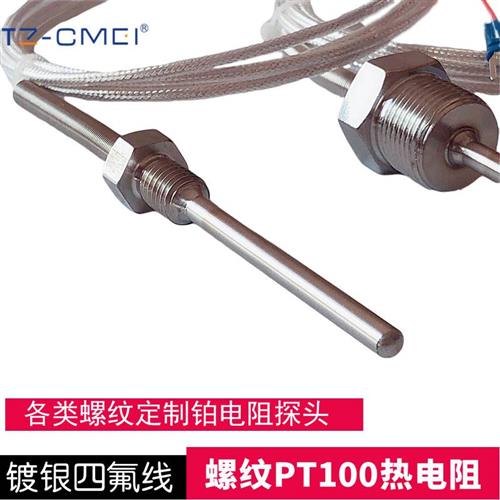 WZP291热电阻4分2分温度探头防水PT100温度传感器K型热电偶铂电阻