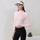 夏季 女冰丝衣防晒打底衣golf运动弹力长袖 T恤球衣裤 子 高尔夫长袖