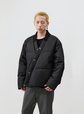 CHOKPOINT 三防V领斜扣新雪丽棉加厚外套棉服