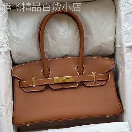 新款高级感TOGO头层牛皮横款29cm高品质锁扣真皮大容量长手提女包