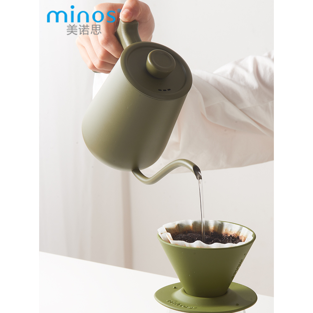 美诺思minos不锈钢手冲咖啡壶